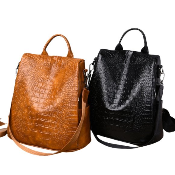 Luxury Crocodile Backpack - Picture 1 of 14